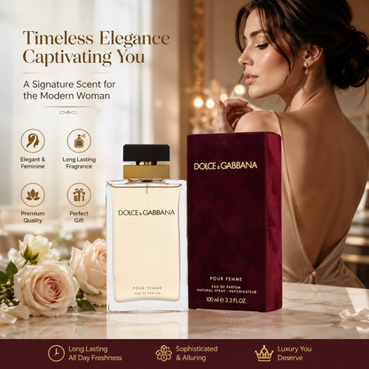 Dolce & Gabbana Pour Femme for Women 3.3 oz Eau de Parfum Spray