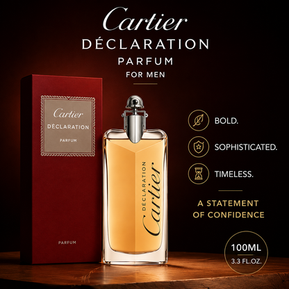 Cartier Déclaration Parfum for Men 3.3 oz / 100ml Parfum Spray