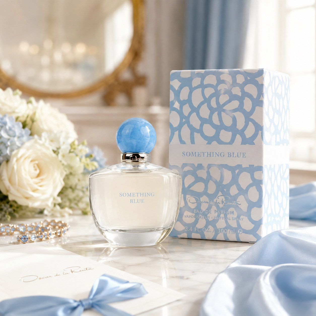 Oscar de la Renta Something Blue Eau de Parfum for Women 3.4oz / 100ml Spray