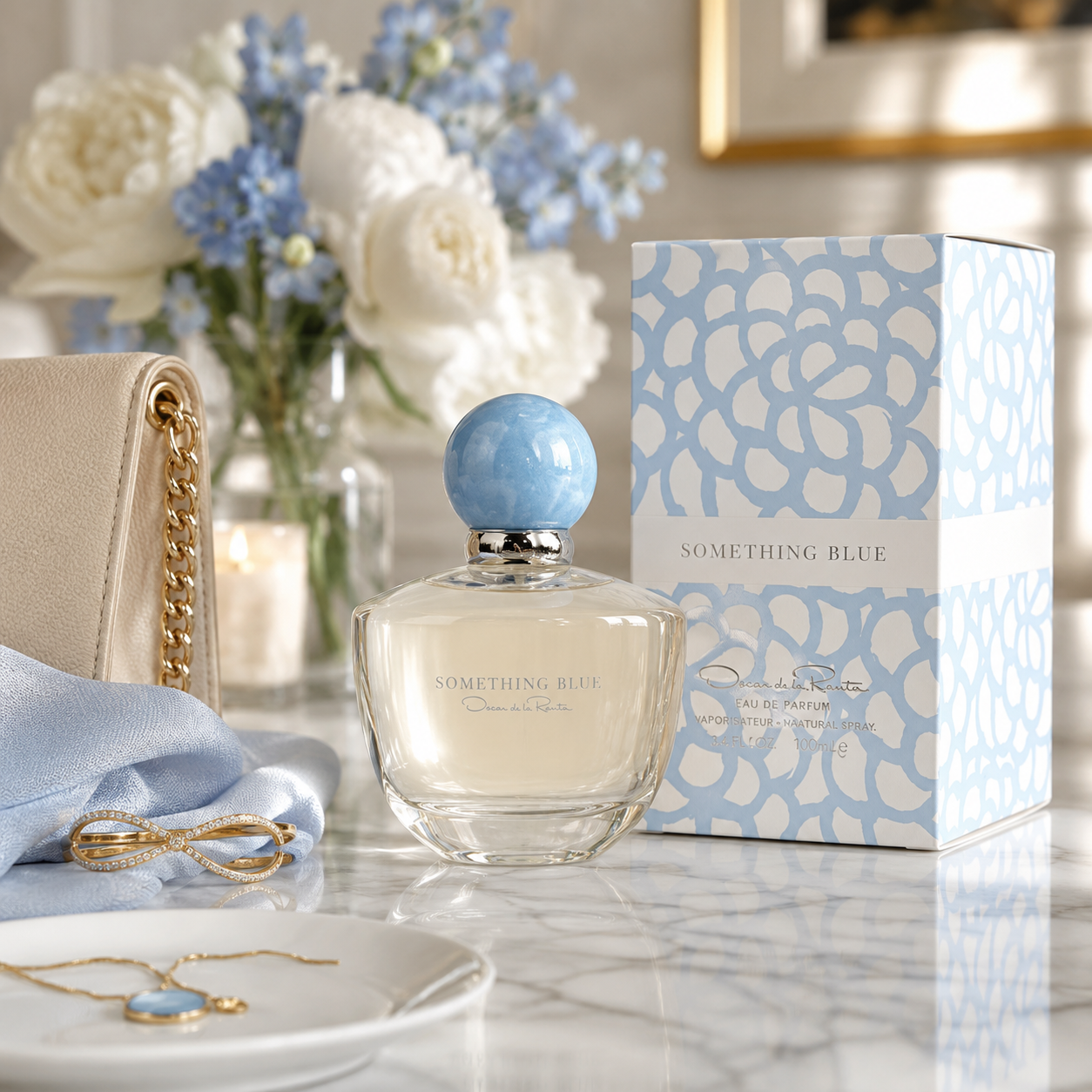 Oscar de la Renta Something Blue Eau de Parfum for Women 3.4oz / 100ml Spray
