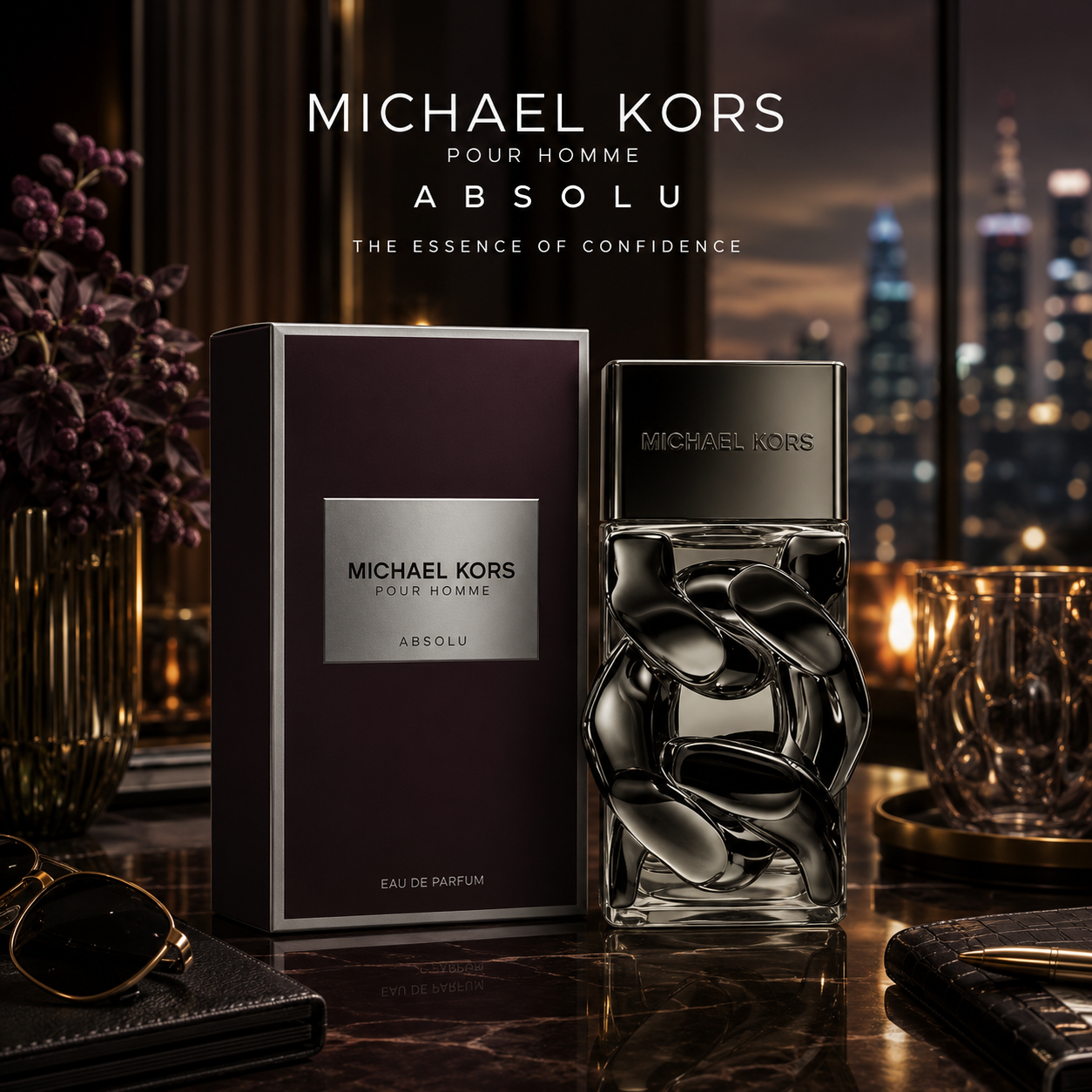Michael Kors Pour Homme Absolu Eau de Parfum for Men – 100ml / 3.4 fl oz