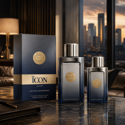 Antonio Banderas The Icon Elixir for Men 3.4 oz (100ml) Eau de Parfum Spray
