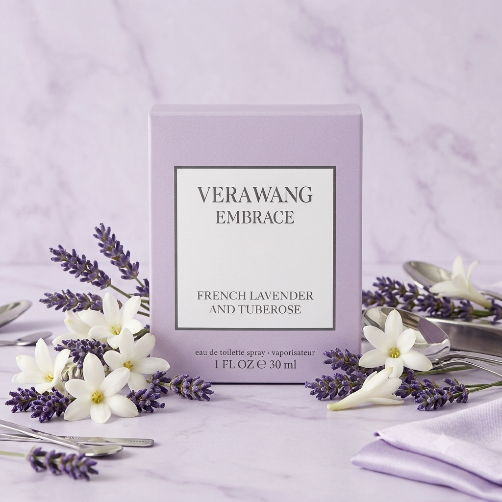 Vera Wang Embrace French Lavender & Tuberose Eau De Toilette Spray for Women – 1 fl oz / 30 ml