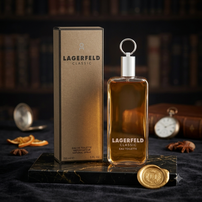 Lagerfeld Classic by Karl Lagerfeld Eau De Toilette Spray for Men – 5.0 fl oz / 150 ml