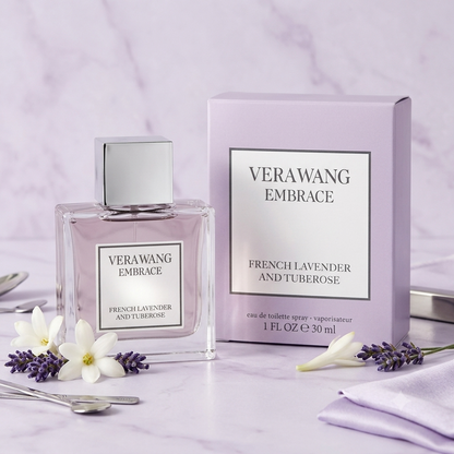 Vera Wang Embrace French Lavender & Tuberose Eau De Toilette Spray for Women – 1 fl oz / 30 ml