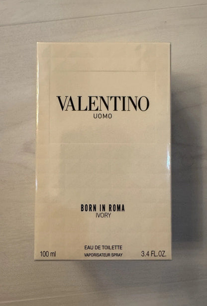 Valentino Uomo Born in Roma Ivory Eau de Toilette 3.4 oz for Men