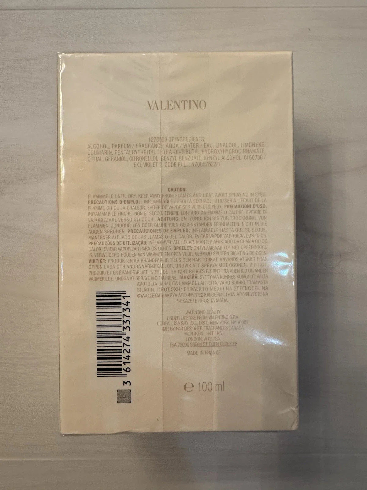 Valentino Uomo Born in Roma Ivory Eau de Toilette 3.4 oz for Men