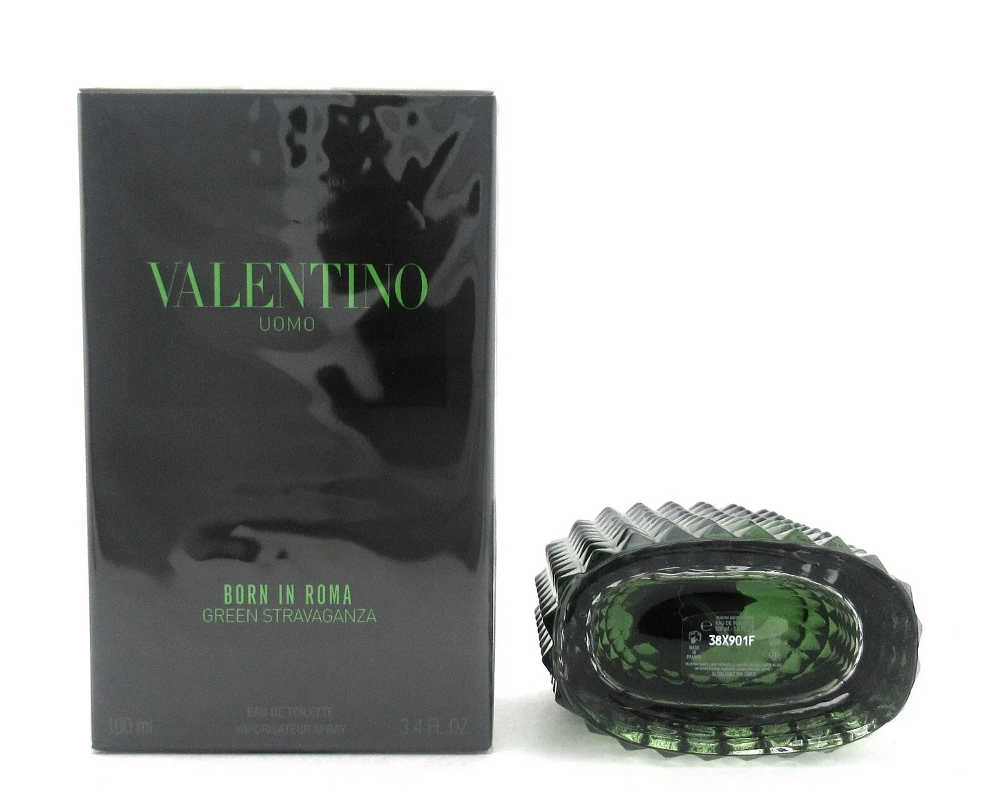 Valentino Uomo Born In Roma Green Stravaganza Eau de Toilette 3.4 oz for Men