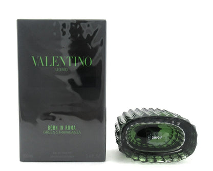 Valentino Uomo Born In Roma Green Stravaganza Eau de Toilette 3.4 oz for Men