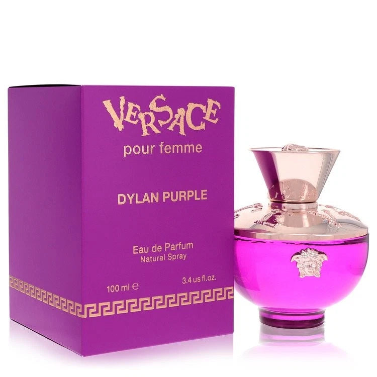 Versace Pour Femme Dylan Purple Eau De Parfum Spray for Women – 3.4 fl oz / 100 ml