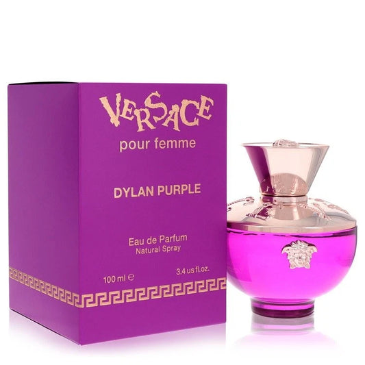 Versace Pour Femme Dylan Purple Eau De Parfum Spray for Women – 3.4 fl oz / 100 ml
